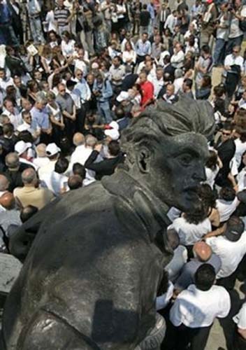 Samir Kassir Mourners Sit-in